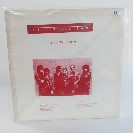 The J. Geils Band, Live From Germany